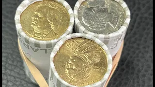 Let’s find a $144,000 MULE ERROR!!! 🤑 #dollarcoin #coinroll #treasurehunt #money