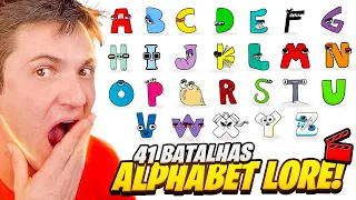 Todas as 41 FUSÕES  de Alphabet Lore🎥 Filme Completo 🎥