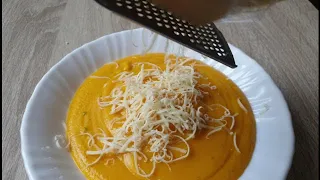 VELOUTE DE POTIRON AU LAIT DE COCO ET AU CANTALE