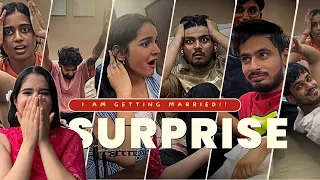💍 BIG WEDDING ANNOUNCEMENT REVEAL | Friend’s EPIC Reactions! | Chimkandi • Isha • Hassu • Sarcaster