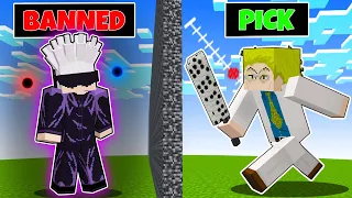 Ban a Jujutsu Kaisen Mob, Pick One, Then MOB BATTLE!