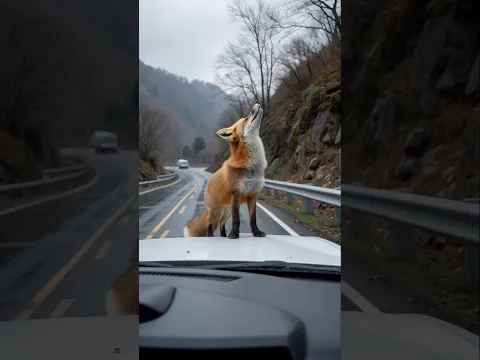 Animals' Mysterious Warning to Humans" #animals #rescue #fox