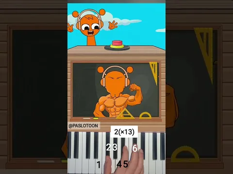 Oren vs Raddy in Perfect Body Selection Challenge | Incredibox Sprunki ‪@PADLOTOON‬ - Piano Tutorial