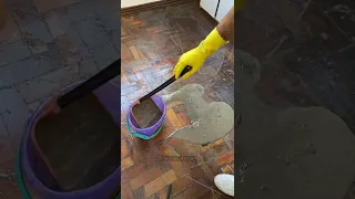 Limpando Chão De Taco| Cleaning Wood Floor #asmr #cleaning #limpeza #oddlysatisfying