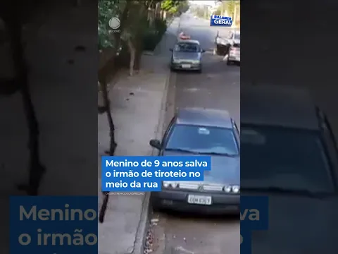 Menino de 9 anos salva irmão de tiroteio. #shorts  #balançogeral