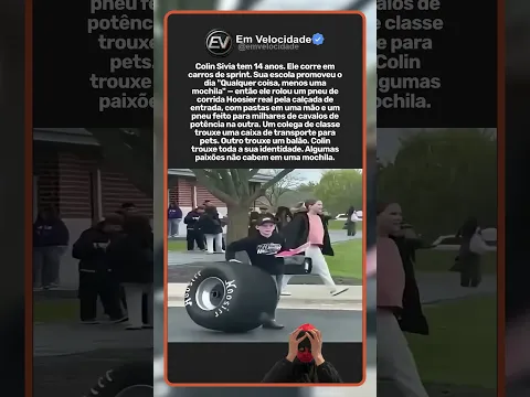 LEVOU SUA PAIXÃO ROLANDO PARA A ESCOLA