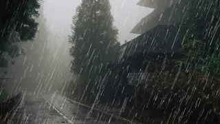 Rain Sounds For Sleeping - 99% Instantly Fall Asleep With Rain And Thunder Sound At Night - No ADS