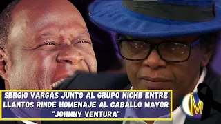 En honor a "Don Johnny Ventura" Sergio Vargas y el Grupo Niche interpretan "A mi manera"