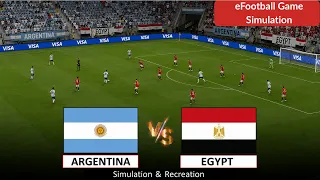 Argentina vs Egypt |  World Cup 2026 | Video Game Simulation Match