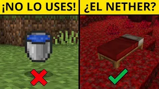 10 COSAS QUE HAS ESTADO HACIENDO MAL EN MINECRAFT