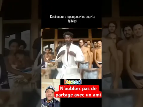 Ceci est une leçon pour les esprit faible
