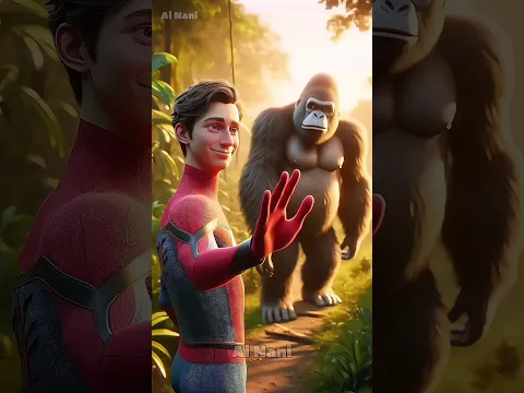 King Kong ne ki Spider-Man ki help! 🦍🤯 | Joker ko maar diya! 🤡🤛 #shorts #spiderman #kingkong #joker