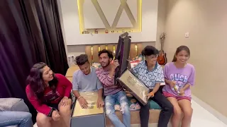 100k silver play button ❤️@chotanawab @cute.shivani.05 #youtubeshorts #ytshort #shorts