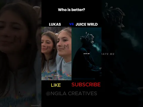 JUICE WRLD OR LUKASv   #shorts #hateme #7yearsold