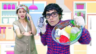 Reyhan abla Cengiz'e yayla çorbası yapmaya öğretiyor! Komik video