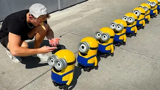 I Made Working Minions to Troll my Town