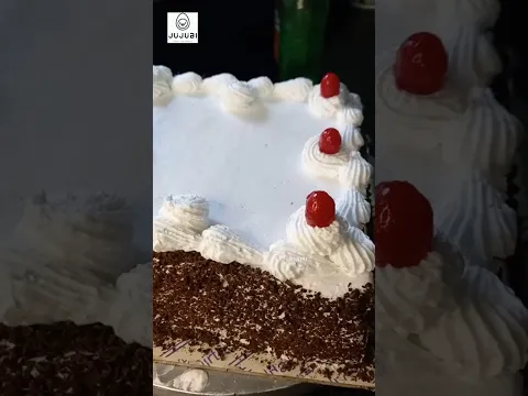 BLACK FOREST🖤...😋😋😋 Appatha Wedding Day🎂 #jujubi #sankarankovil #blackforestcake