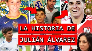 La HISTORIA de JULIÁN ÁLVAREZ, de jugar en BOCA y REAL MADRID y SOÑAR con MESSI, a BRILLAR en RIVER