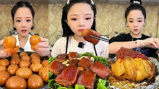 ASMR MUKBANG spicy Pork Bellly Soothing Sounds While Enjoying Delicious 먹방 모음이 팅쇼 리얼 사운드 #170