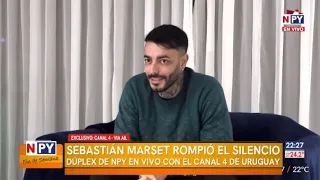 Sebastián Marset rompe el silencio en exclusiva a Canal 4 de Uruguay