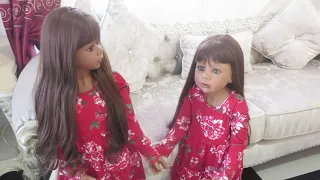 Dressing Natalie and Gianni Masterpiece Dolls. ❤😁