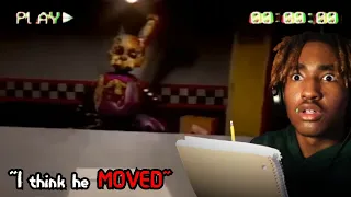 I Reacted to the SCARIEST FNAF Vhs Tapes....