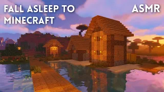 ASMR ⛏️ Walking in Minecraft Until You Fall Asleep 😴 Ear to Ear Whispering