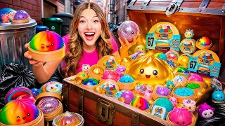 ENCONTRAMOS UN COFRE MISTERIOSO DE DUMPLINGS Y SQUISHIES VIRALES EN LA CALLE | MORENO FAMILY