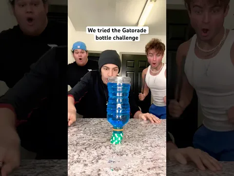 My Gatorade bottle challenge | Don’t spill! | With Topper Guild & Shutters. ​⁠​⁠@topperguild