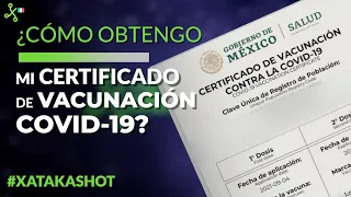 Cómo obtener CERTIFICADO DE VACUNACIÓN COVID-19 en México: así se descarga