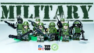 ⛔ [FULL] LEGO SEMBO Block Unboxing Review 【CUSTOM】 LEGO Military Minifigures MOC Build 乐高 ЛЕГО 레고 レゴ