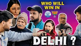 BJP VS AAP The Battle for Delhi's Next CM ! Public Ne Suna Dia Apna Faisla! #bjp #aamaadmipartyn😱