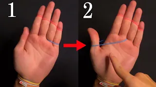 【Tutorial】Best Rubber band magic trick tutorial