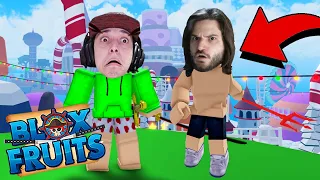 JAZZGHOST no BLOX FRUITS PELA PRIMEIRA VEZ! ( One Piece do Roblox )