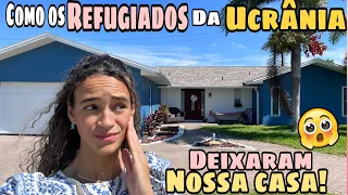 Voltamos pra NOSSA CASA e OLHA como os REFUGIADOS da Ucrania DEIXARAM! Brazilicans