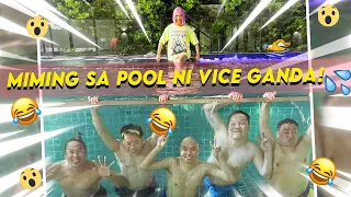 ANG GANDA NG POOL NI VICE GANDA KAYA NAG SWIMMING ANG MGA BEKS | DIVINE TETAY