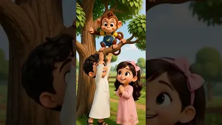 ي السعيد في مغامرة جديدة 🐒😂 | Happy Monkey Adventures #youtubeshorts #القرد_السعيد #قصص_أطفال