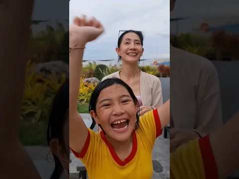 Mom OR Dad at water park again😂 Choose‼️ | JJaiPan #Shorts #tiktok
