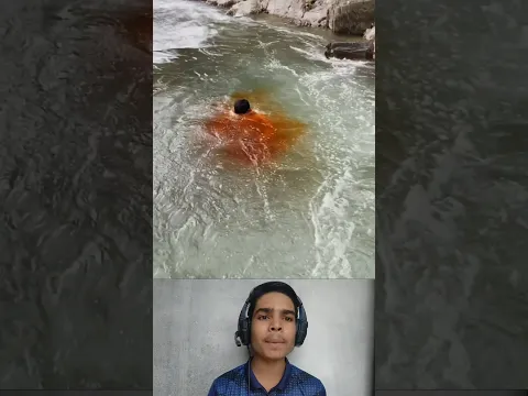 नदी में लगी चोट 😭🤯 #shorts