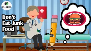 Junk Food  | जंक फूड | Cartoon | Hello Kids