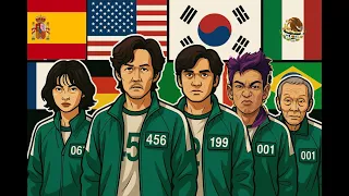 El Juego Del Calamar Pero En 4 Idiomas | Compilación