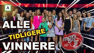 HISTORISK MEDLEY med alle vinnerlåtene i MGPjr!