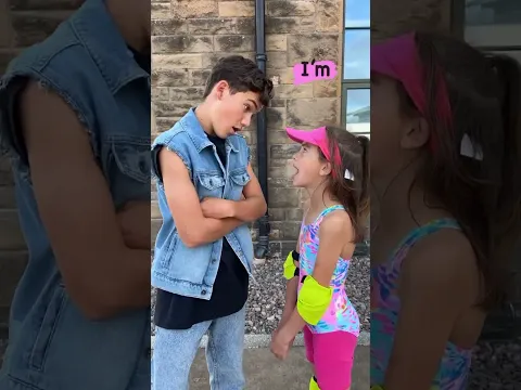 Barbie vs Ken! She almost FELL for that! 😂😂 #shorts #familyhumor #shortstrend