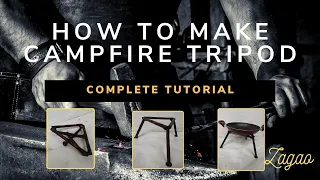How to make Campfire Tripod in 5 minutes