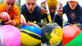 ANXIETY CALMING WATER BALLOON ASMR! 😌💧🎈 #satisfying #asmr #chill #relaxing #asmrsounds #davidbeck