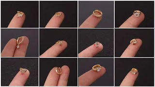 50+ Gold Hoop Earring for Baby Girls || Light Weight Gold Earring Designs - Indian Fashion Trends