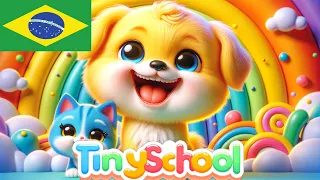 🌈 Aventura do Arco-Íris - Resgate dos Filhotes | Livro Ilustrado Infantil | tinyschool