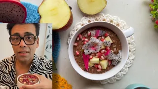 What Karan Johar eats for breakfast?