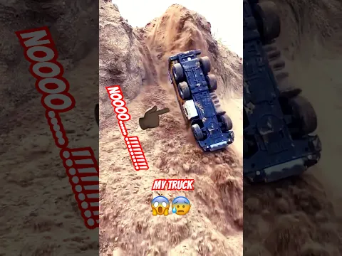 RC Dump Truck's EPIC Sand Hill Tumble! 🚚🚧