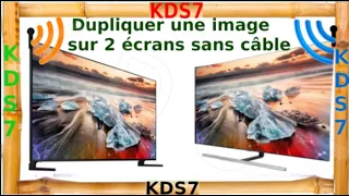Dupliquer l'image d'une TV principale sur une deuxième TV secondaire  jusqu'à 30 mètre sans câbles
